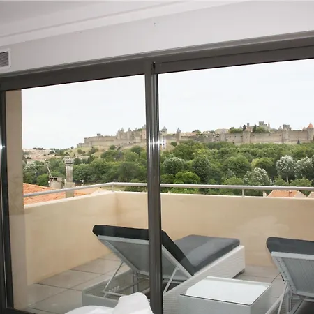 Les Du Saint Nazaire, Vue Panoramique Sur La Cité Médiévale - Les Balcons De La Cité Carcasona